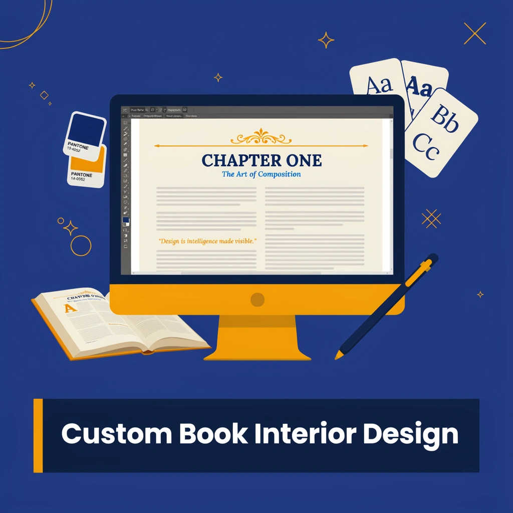 Custom Book Interior Design