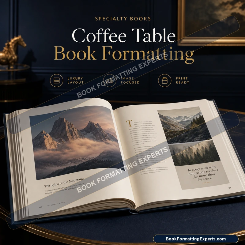 Coffee Table Book Formatting
