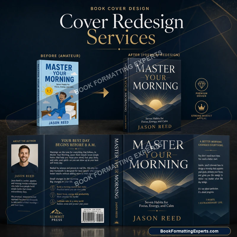 Cover redesign by Book Formatting Experts showing a modernized title and author treatment with clear hierarchy