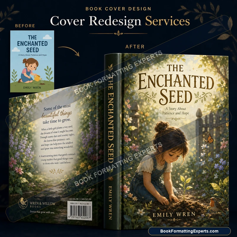 Cover redesign by Book Formatting Experts showing a series brought under one consistent design system