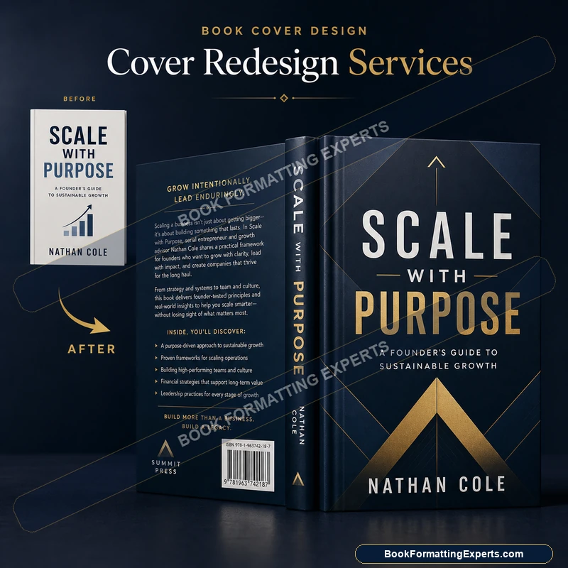 Cover redesign by Book Formatting Experts showing a refreshed colour palette that stands out in the category grid