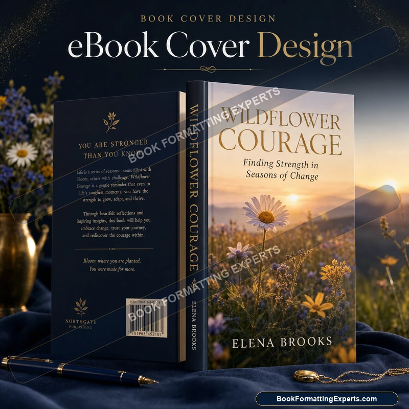 eBook cover design sample by Book Formatting Experts showing a nonfiction authority cover with clear typographic hierarchy