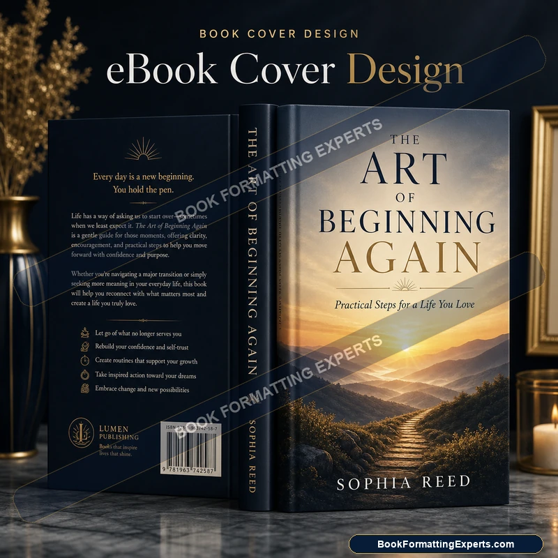 eBook cover design sample by Book Formatting Experts showing a photo-composite cover blending several licensed images