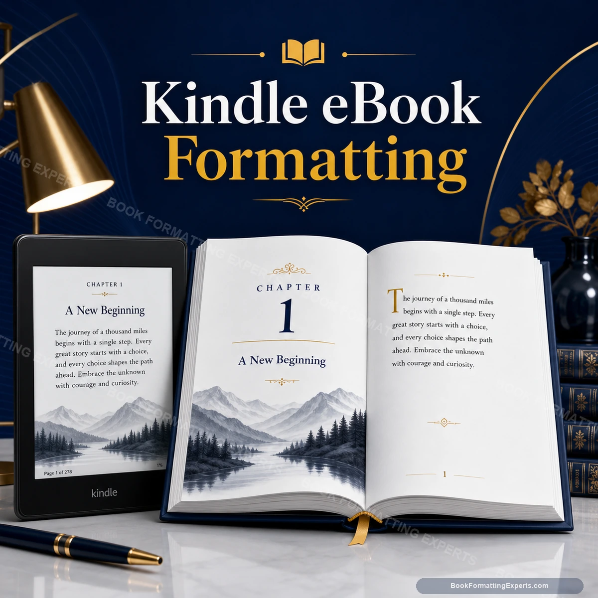 Kindle eBook Formatting sample showing image optimization