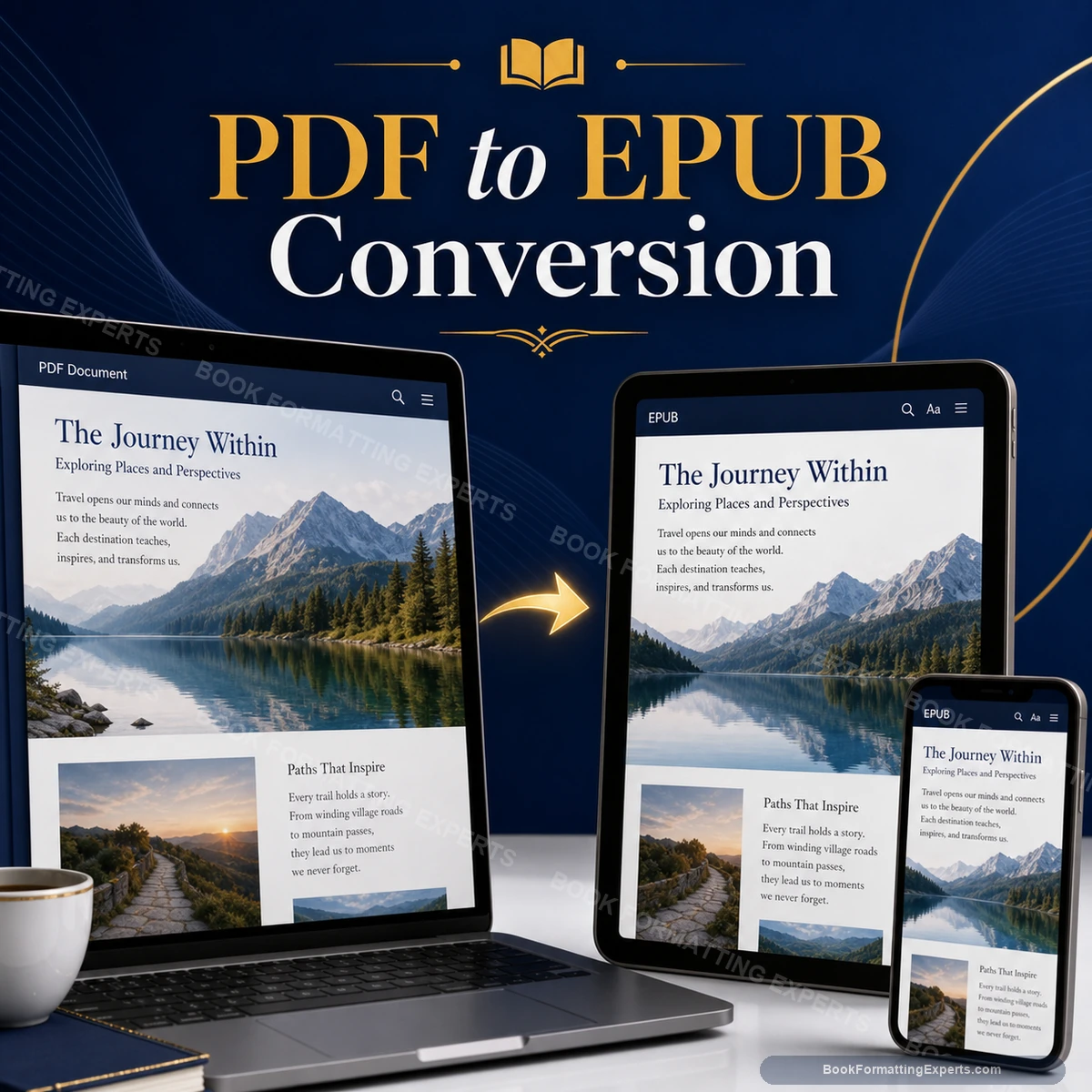 PDF to EPUB Conversion sample showing image rich pdf