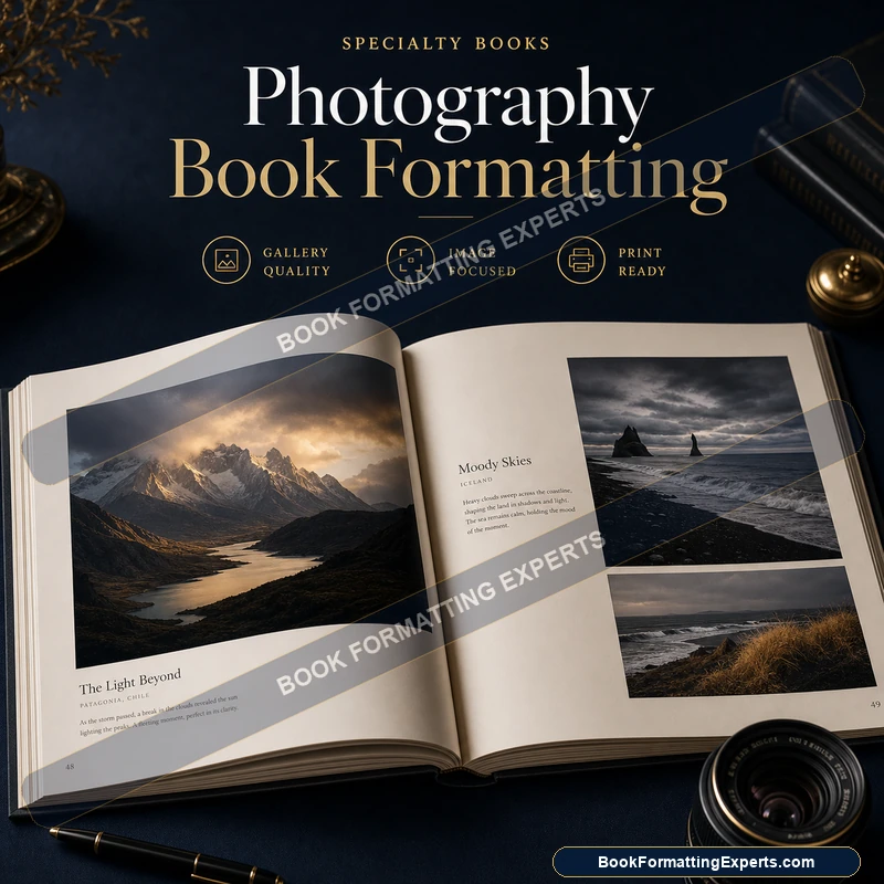 Photography Book Formatting