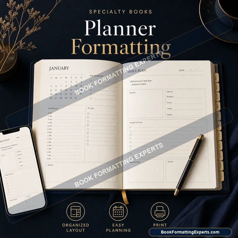 Planner Formatting